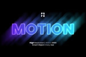 Gradient Motion Text Effect