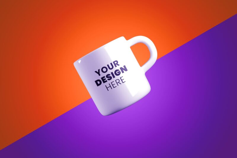 Float Cup Logo Mockup