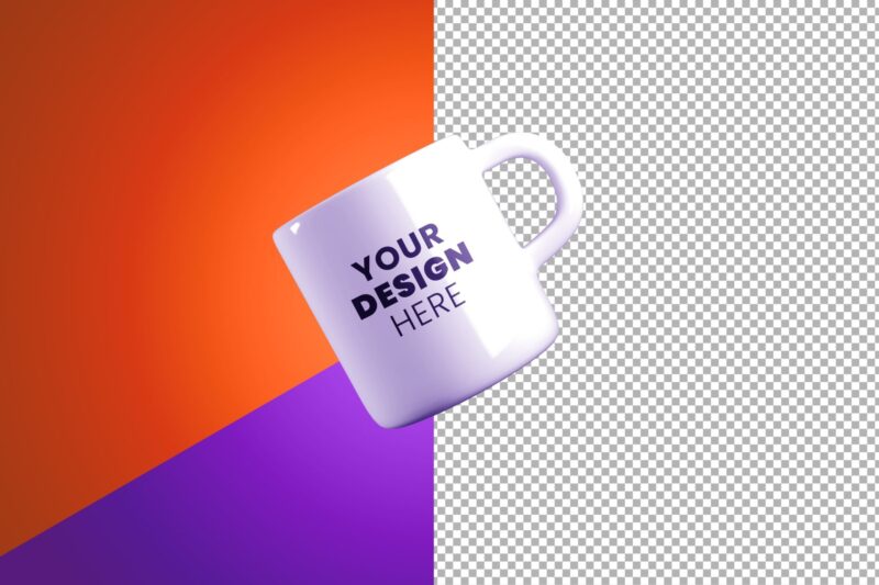 Float Cup Logo Mockup