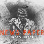 Newspaper Photo Effect