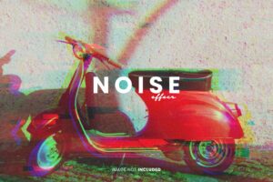 Noise Glitch Effect Photo