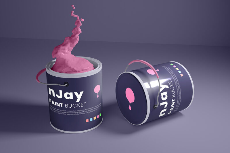 Paint Bucket Mockup