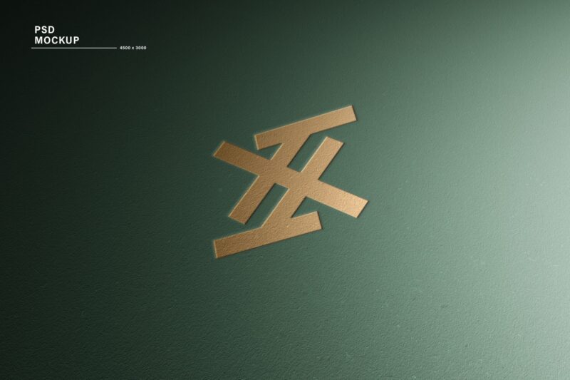 Paper Green Logo Mockup