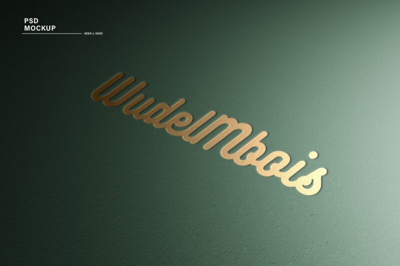 Paper Green Logo Mockup