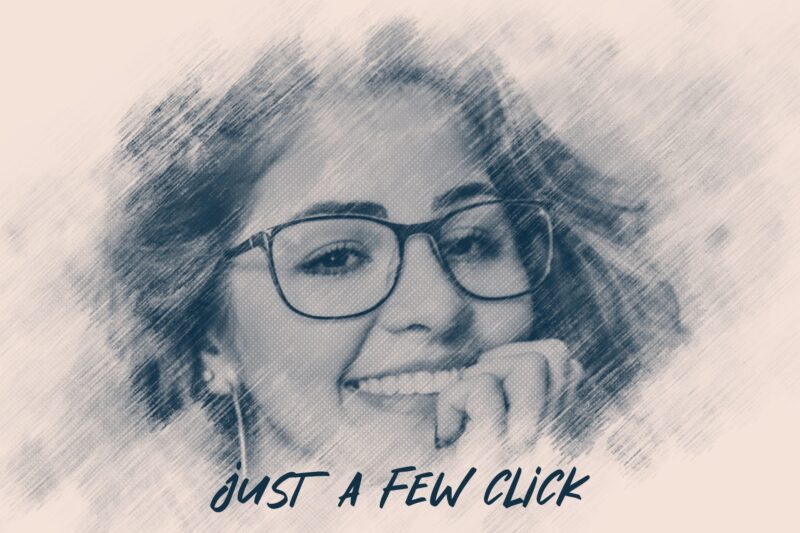 Pencil Scratch Photo Effect