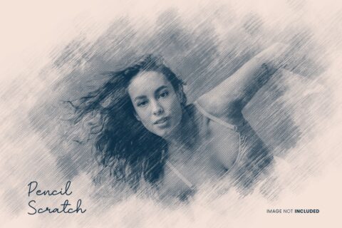 Pencil Scratch Photo Effect