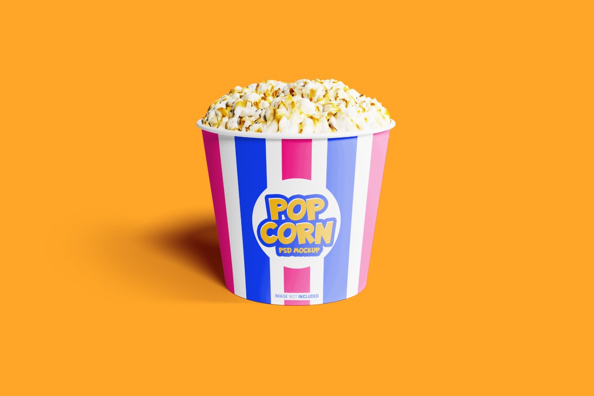 Popcorn Cup Mockup