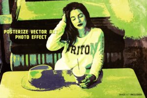 Posterize Vector Art Photo Effect