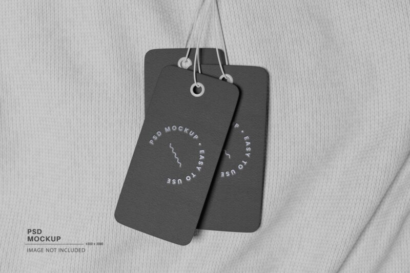 Price Tag Brand Mockup