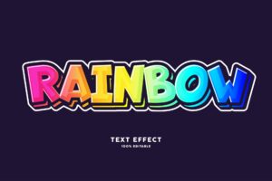 Rainbow Text Effect