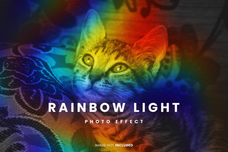 Rainbow Light Photo Effect