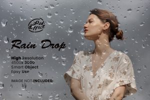 Rain Drop Photo effect