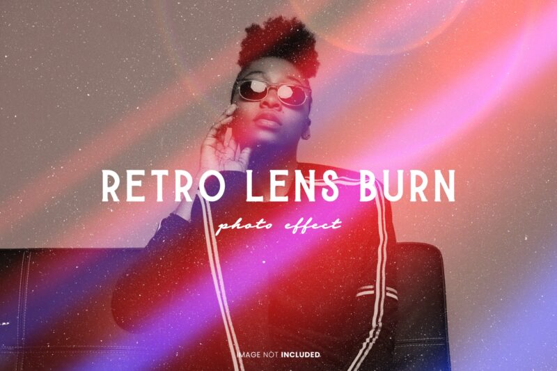 Retro Lens Burn Photo Effect