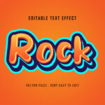 Rock Text Effect