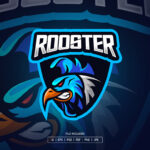 Angry Rooster Esport Logo Template