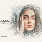 Scribble Photo Effect PSD