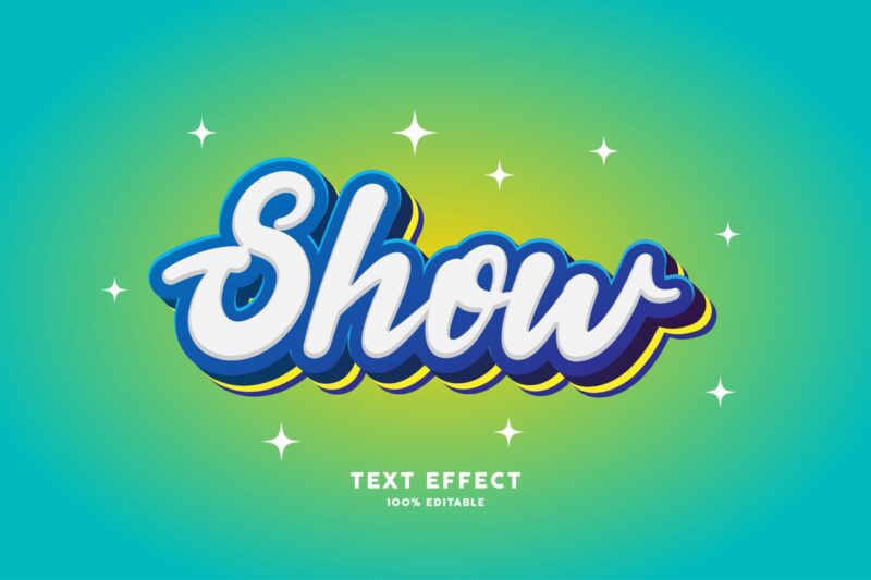 Show Text Effect