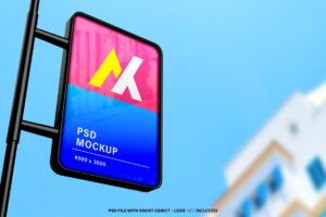 Sign Box Logo Mockup