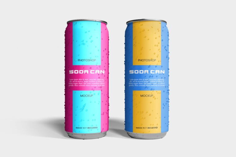 Soda Can Mockup