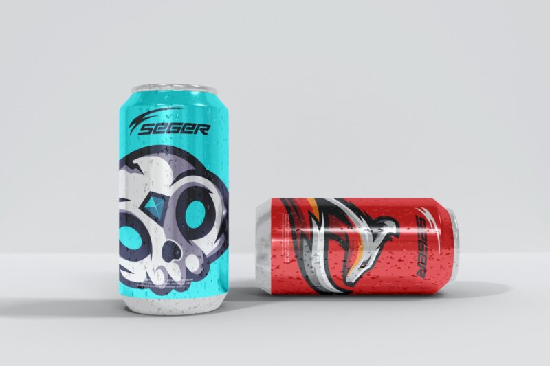 Soda Can Design Mockup