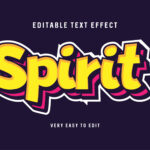 Spirit Text Effect