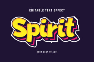 Spirit Text Effect