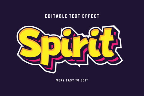 Spirit Text Effect