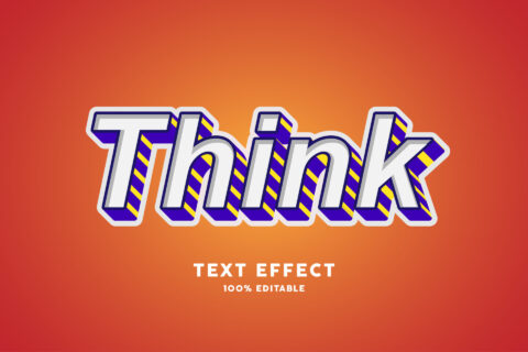 Think Text Effect