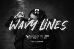 Wavy Lines Text Effect