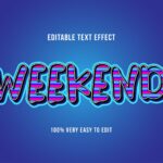 Colorful Lines Text Effect