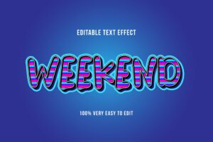 Colorful Lines Text Effect