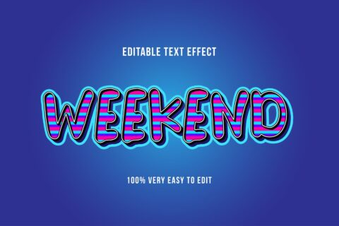 Colorful Lines Text Effect