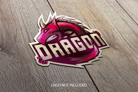 Mascot Sticker Mockup