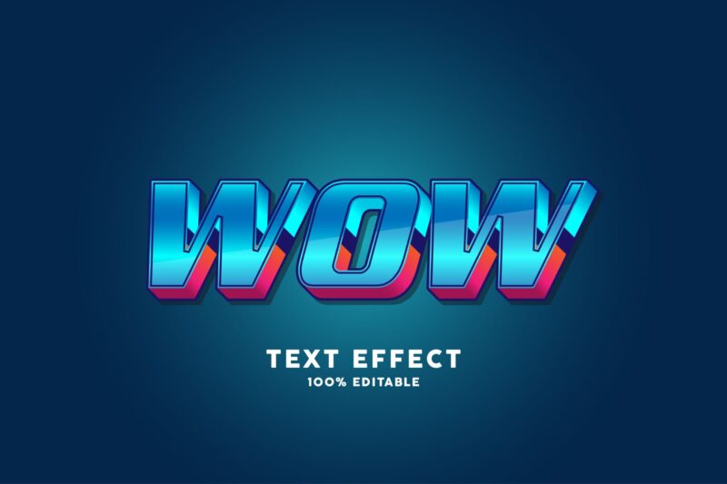 Futuristic Heroes Text Effect