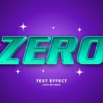 Strong Zero Hero Text Effect